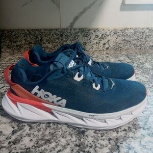 Womens Hoka Elevon 2 Blue/orange Running Shoes Size 10